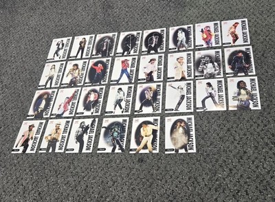 Michael Jackson BAD WORLD TOUR カードセット9枚 Michael Jackson BAD World Tour Keepsake Cards Complete Base Set 1