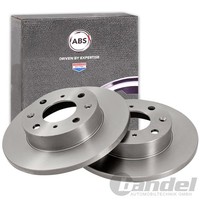 2X A.B.S. Bremsscheiben 231Mm Vorne Passend FüR Honda Civic Rover 200