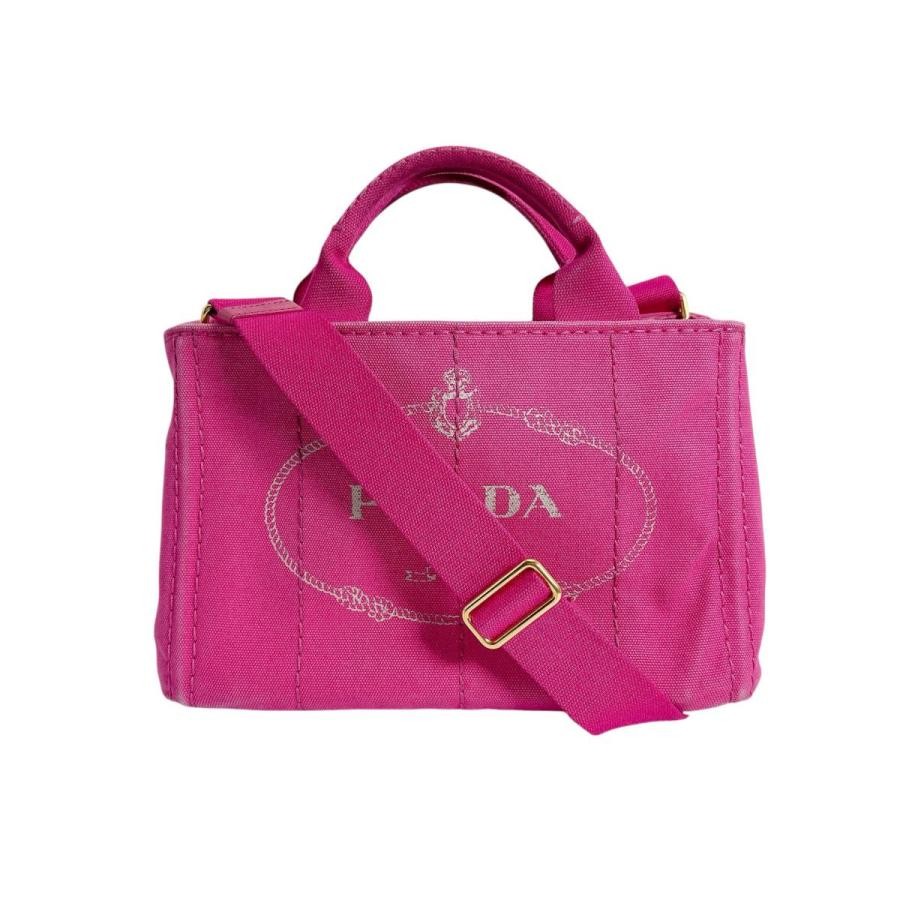 PRADA Bag: Canapa Mini Tote 1BG439 Pink W28H19D16cm w/strap;-- | eBay