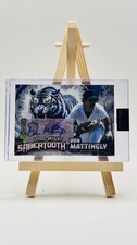 2024 Wild Card Dino Might Sabertooth Don Mattingly True 1/1 Auto MLB Yankees