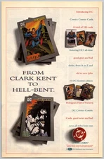 DC Comics Cosmic Cards Impel Print Ad Trading Card Poster Art PROMO Original