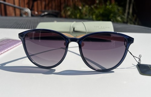 Ted Baker Tierney Women’s Sunglasses - Blue - Grey Gradient - TB1442 651 57 - Picture 7 of 11