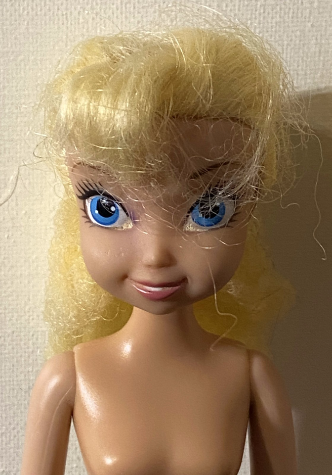 Two Disney Jakks Never Fairies Tinkerbell Doll - Nude - Peter Pan