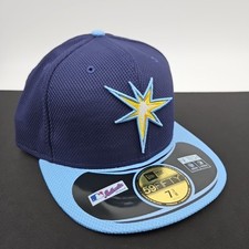 New Era Tampa Bay Rays MLB Diamond Era 59Fifty Fitted Hat Cap Size 7 3/8