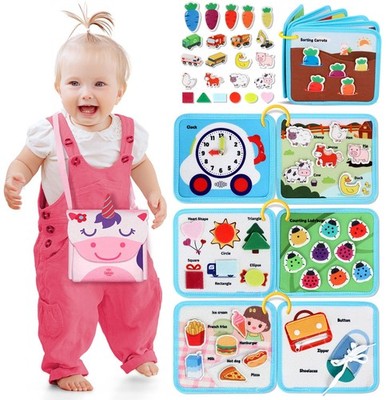 Lehoo Castle Busy Board Montessori Spielzeug ab 1 2 3 Jahre, Activity Board