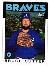1986 Topps - Bruce Sutter #620 Atlanta Braves St. Louis Cardinals HOF