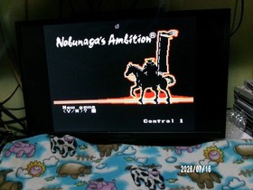 #1049 Nobunaga's Ambition Nintendo, 1989 NES in box with manual & box protector