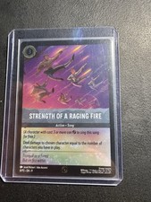 Lorcana Strength of A Raging Fire Promo Card Foil Fabled 8/P3 English