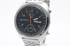 Seiko 5 Sport Velocità Timer 6139 7010 Orologio Automatico Cronografo Polso 21cm