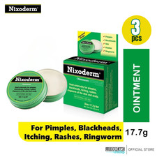 3x Nixoderm Ointment 17.7g For Acne Rashes Skin Problems Eczema Ringworm 3pcs