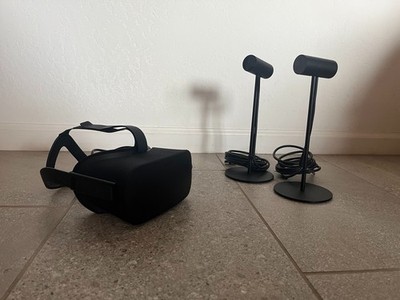 Meta Oculus Rift CV1 VR Virtual Reality Headset System - Black