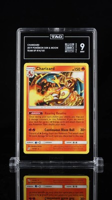 2019 Pokemon Charizard #14/181 Pokémon Sun & Moon TAG 9 POP