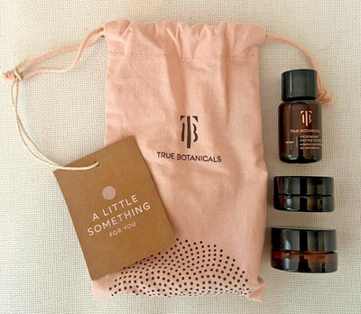 True Botanicals At-Home Facialist Peel, Renew Microbiome Essense & Balm - NIB
