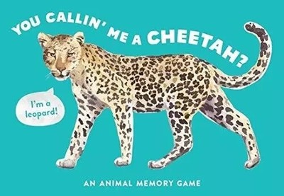 Tier Memory Spiel You Callin' Me a Cheetah?  Psst I'm a Leopard Neu Gratis PP