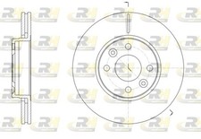 2x ROADHOUSE Bremsscheibe 61474.10 257,8mm für RENAULT KANGOO BE BOP KW0 dCi
