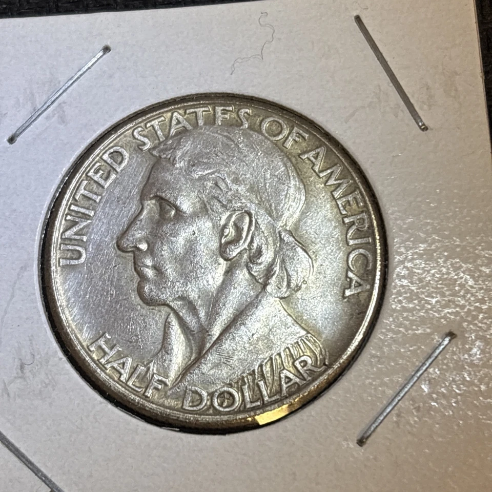1935 D Daniel Boone Commemorative Silver Half Dollar - Image 3 of 4