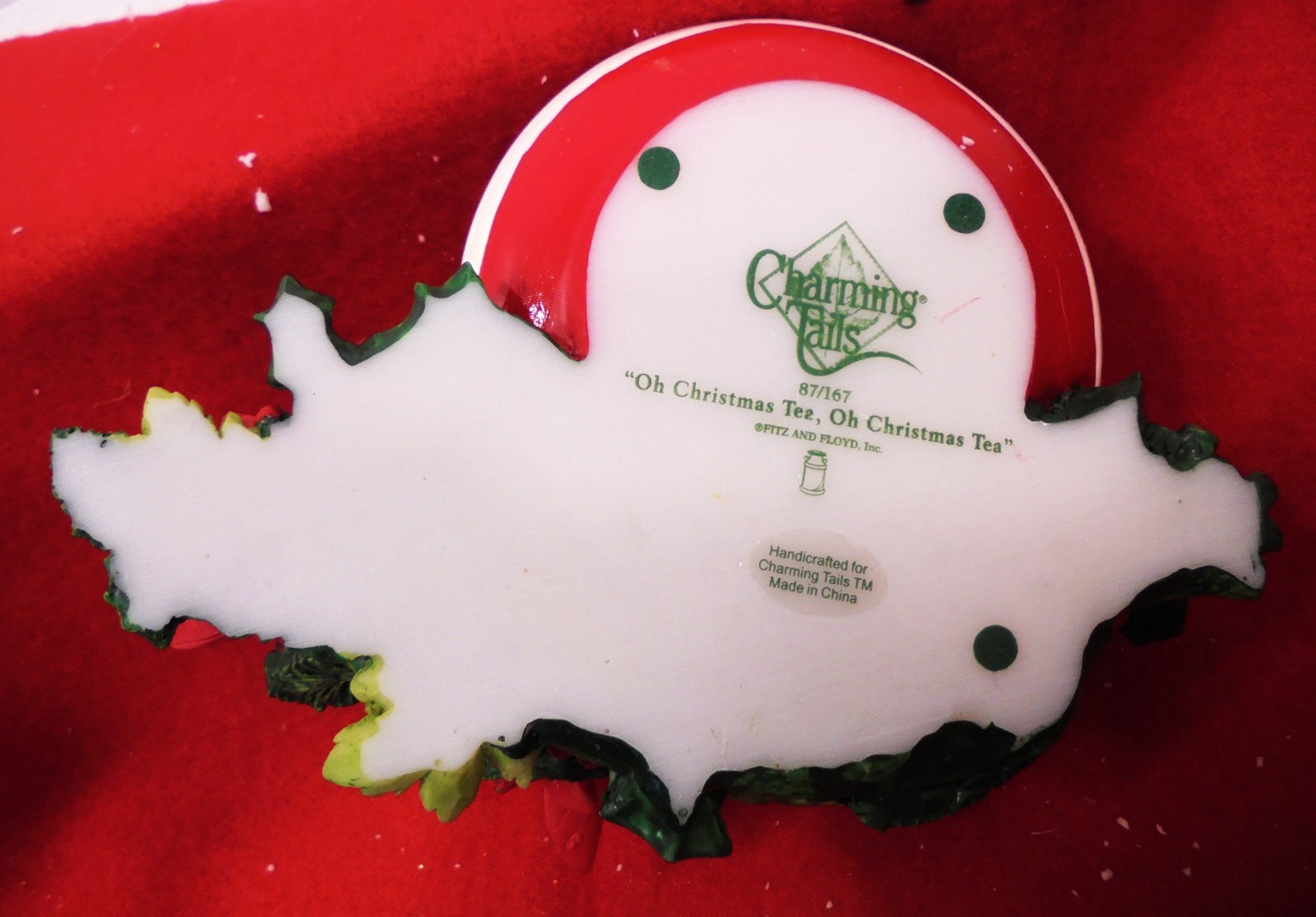 Charming Tails Oh Christmas Tea Oh Christmas Tea Fritz & Floyd Mouse in Teacup