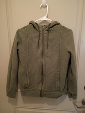 Figs Women's Green Hoodie Size Small Nursing Medical Flaws