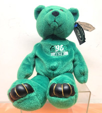 LIMITED TREASURES PREMIUM PRO BEAR VINNY TESTAVERDE '98 JETS BEANIE BEAR