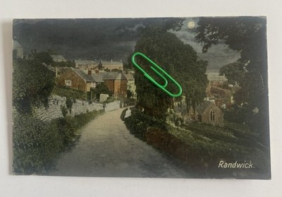 Randwick Glos. Street View At Night Unposted Local Publisher