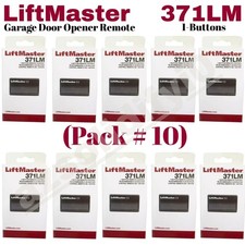 LiftMaster 371LM Garage Door Opener Remote - Black Free Shipping Pack 10