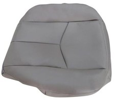 Driver Side Bottom Replacement Leather Seat Cover 922 Light Compatible Gray
