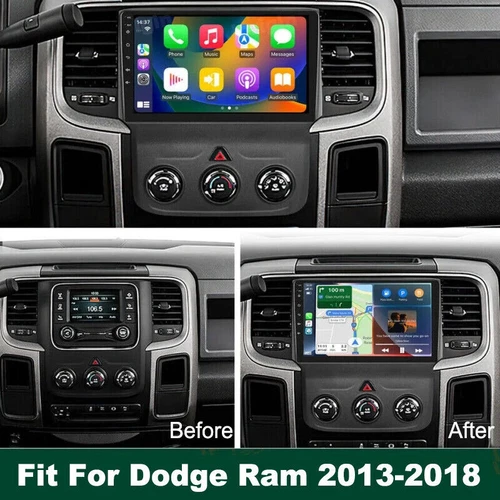 For 2013-18 Dodge Ram 1500 2500 3500 Android 13 Carplay Car Stereo Radio GPS Nav - Bild 1 von 22