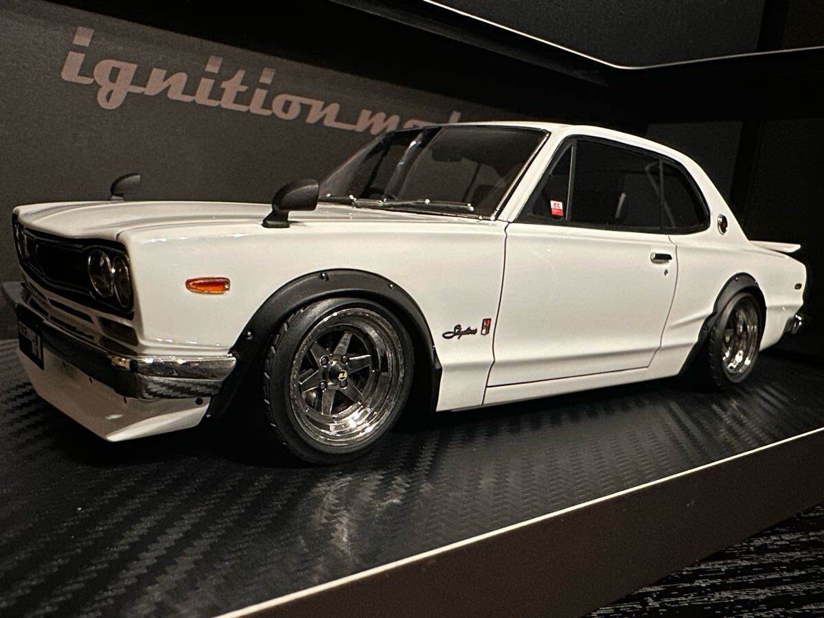 ミニカー IG3235 1/18 Nissan Skyline 2000 GT-R 1/18 Ignition IG3235 Nissan Skyline 2000 GT-R KPGC10 White