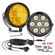 Motorcycle Auxiliary LED Light Kit 4.5 4.5 Inch Motorcycle Auxiliary Lights Kit