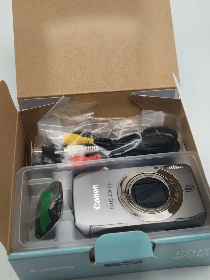 ⚡Canon IXUS 1000 HS 10,0MP Digital Camera Silver 10x Zoom Kamera getestet⚡ - Bild 3 von 4