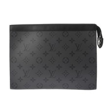 Pochette Louis Vuitton Monogram Eclipse Reverse Viaggio Grigio 800000146996000