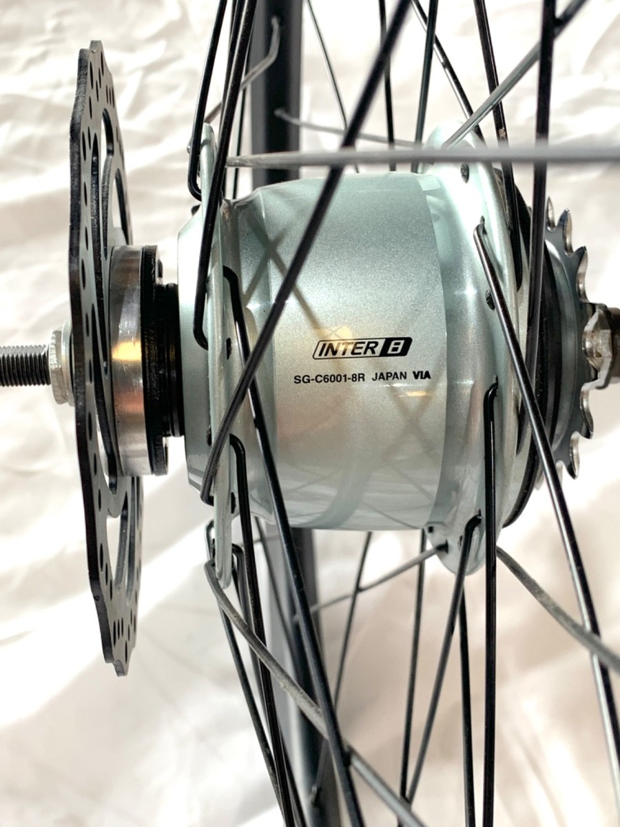 Shimano Nexus Inter 8 Hub in ISO 451 wheel, Nexus Revo shifter, 3