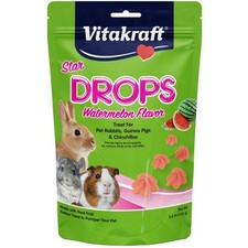 Vitakraft Star Drops Watermelon Flavor Small Animal Treats 4.4 oz