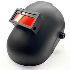 Throne 2.0 | Black Flip Up Sugar Scoop Welding Hood | Ridged - Lightweight 2x4