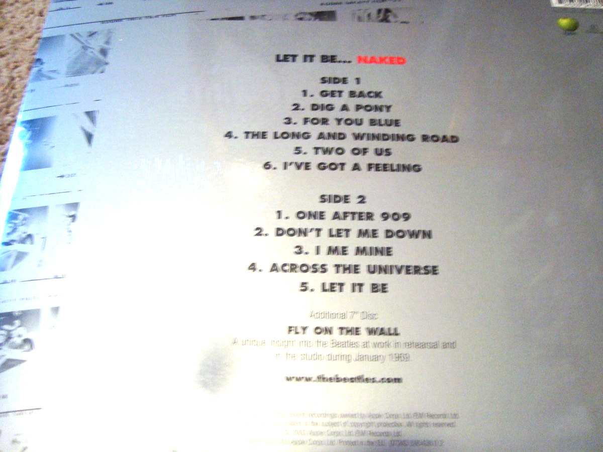 Let It Be: Naked (2 Lps) [LP] by Beatles (The) (Vinyl, Nov-2003