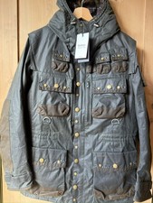 Barbour x TOKITO TO KI TO Military Sage Wax Jacket - Size M - BNWT - RRP £929