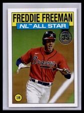 2021 Topps 1986 Topps Baseball 35th Ann All-Stars #86AS-44 Freddie Freeman