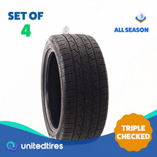Set Of 4 Used 27545r20 Continental Crosscontact Lx25 110v - 6.5-732 Set Of 4 Used 27545r20 Continental Crosscontact Lx25 110v - 6.5-732