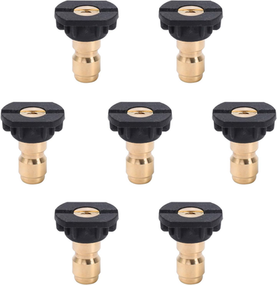 #ad Pressure Washer Tips 7 Pack Power Washer Soap Nozzles 65 Degree Black 1 4 Inc $12.99