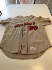 Game Worn Used Miami Red Hawks Baseball Jersey Size 50 #36