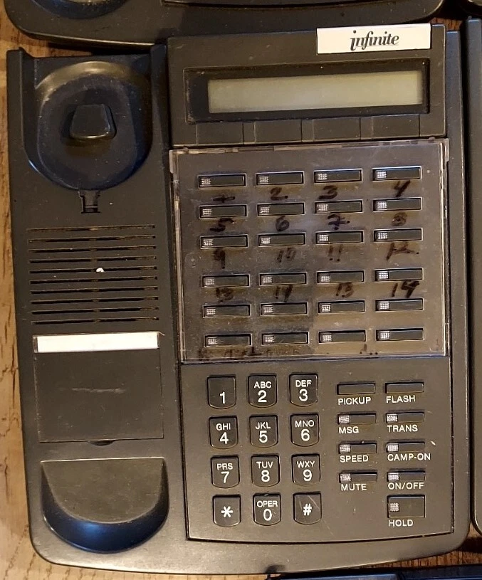 Lot of 10 Vodavi Infinite phones working pulled IN 1414-51 No headsets - Image 4 of 4