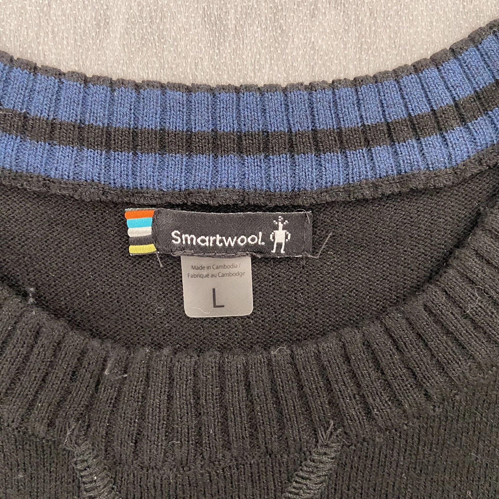 smartwool crewneck merino wool blend long sleeve sweater