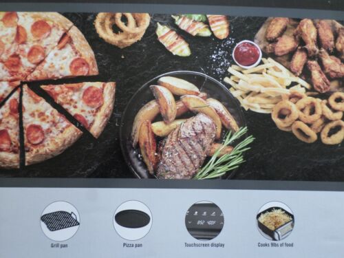 Bella Pro Series - 10,5 qt. Griglia interna e friggitrice ad aria 5 in 1, nero, nuovissima - Foto 2 di 7