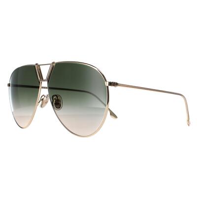 【Victoria Beckham】 スパンコールのギャザーガウン Victoria Beckham Sunglasses VB208S 700 Gold Khaki Grey
