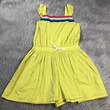 Mini Boden Girls 6-7y Multicolored Flutter Sleeve Romper