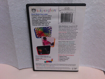 Baby Einstein Beethoven Symphony of Fun 2004 DVD Disney Region One