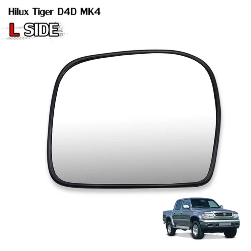 Left Side Wing View Mirror Glass Fits For Toyota Hilux Tiger D4D MK4 1998 - 2004