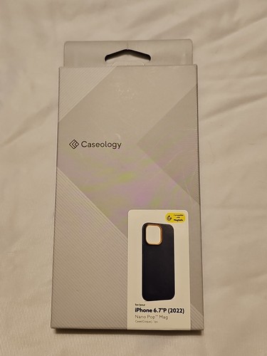 New Caseology Nano Pop Mag Case Designed for iPhone 6.7"P (2022) Blueberry Navy
