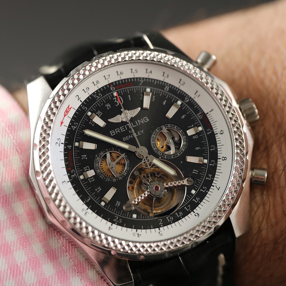 Breitling Bentley Mulliner Tourbillon chrono Platinum – Ref
