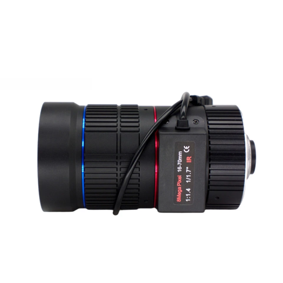 16-70mm Industrial Camera Lens 8MP 1/1.7" C Mount Auto Iris Machine Vision - Image 3 of 4